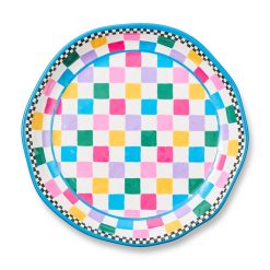 Alternative view of MACKENZIE-CHILDS Mackenzie-chilllds Jamboree Melamine Serveware