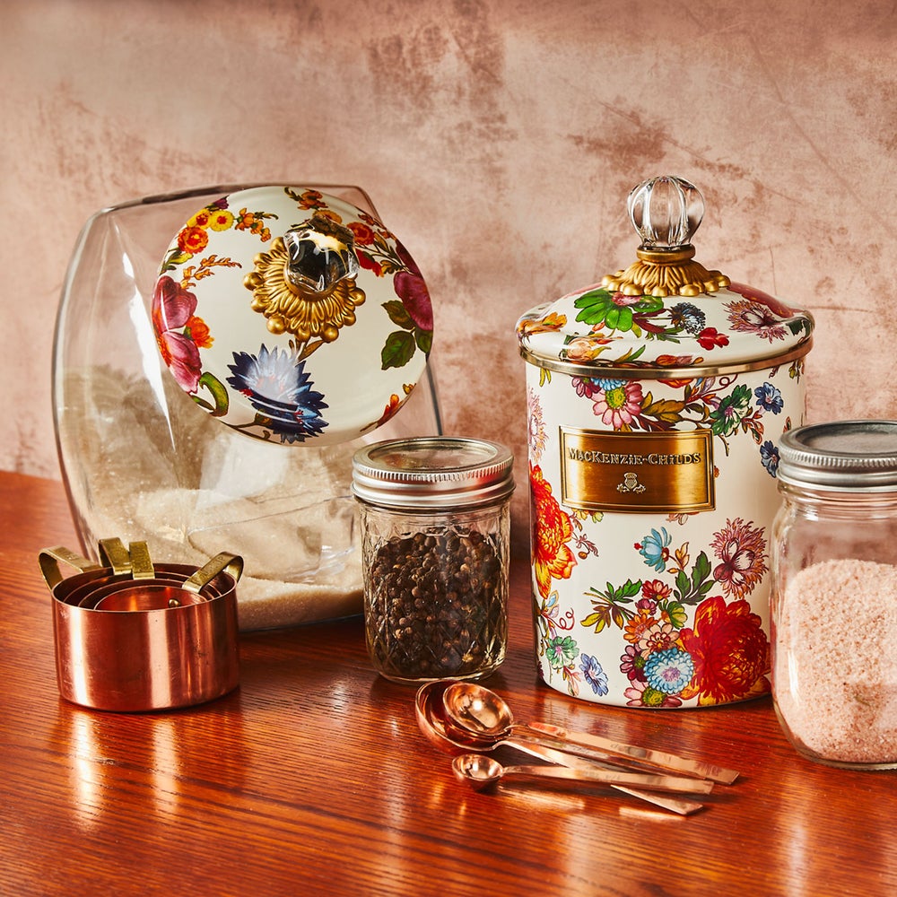 MACKENZIE-CHILDS Mackenzie-chilllds Floral Cookie Jar - Image 3