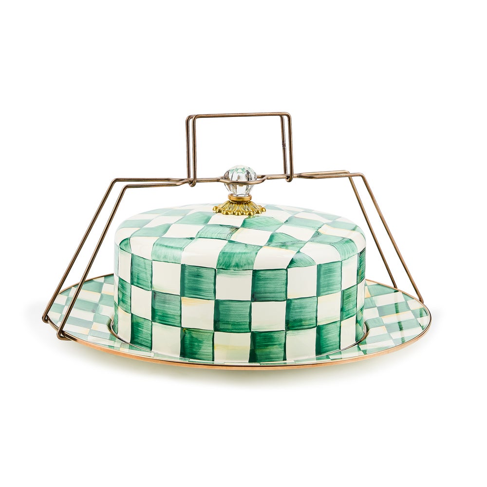 MACKENZIE-CHILDS Mackenzie-chilllds Enamel Cake Carrier - Image 4