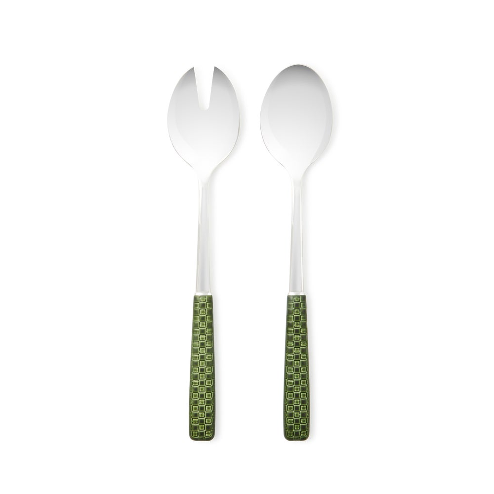MACKENZIE-CHILDS Mackenzie-chilllds Everyday Salad Serving Set - Image 4