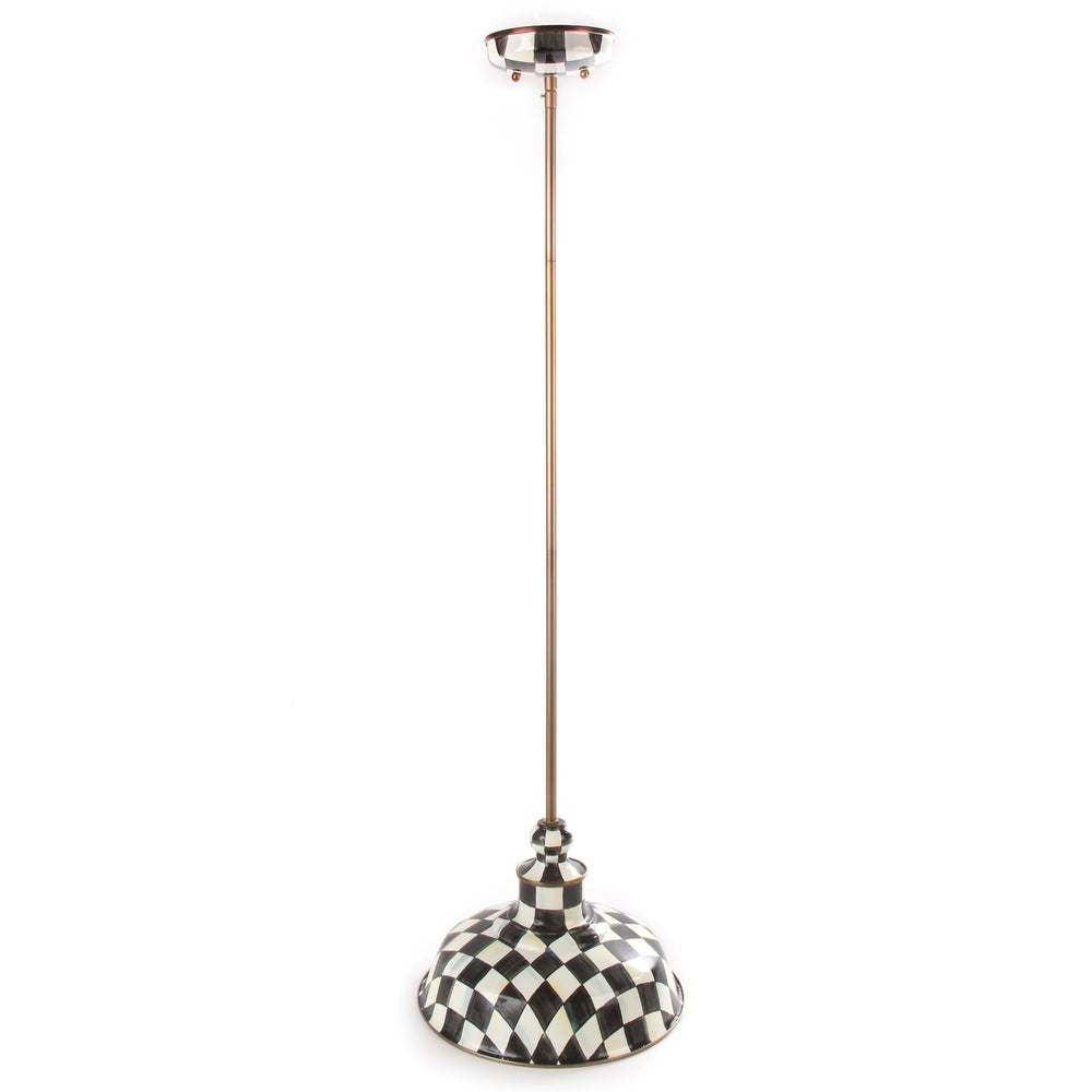 Courtly Check 12" Barn Pendant Lamp
