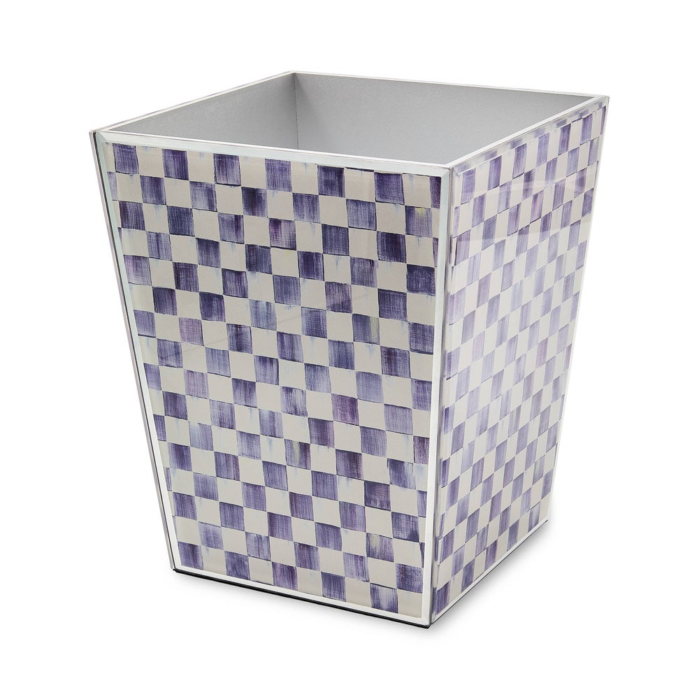 Mackenzie-chilllds Violet Check Glass Bath Collection - Image 2