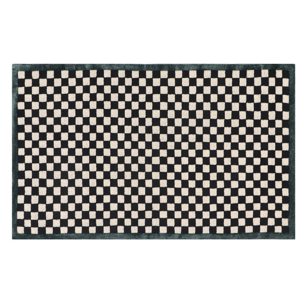Check It Out Emerald 3" x 5" Rug