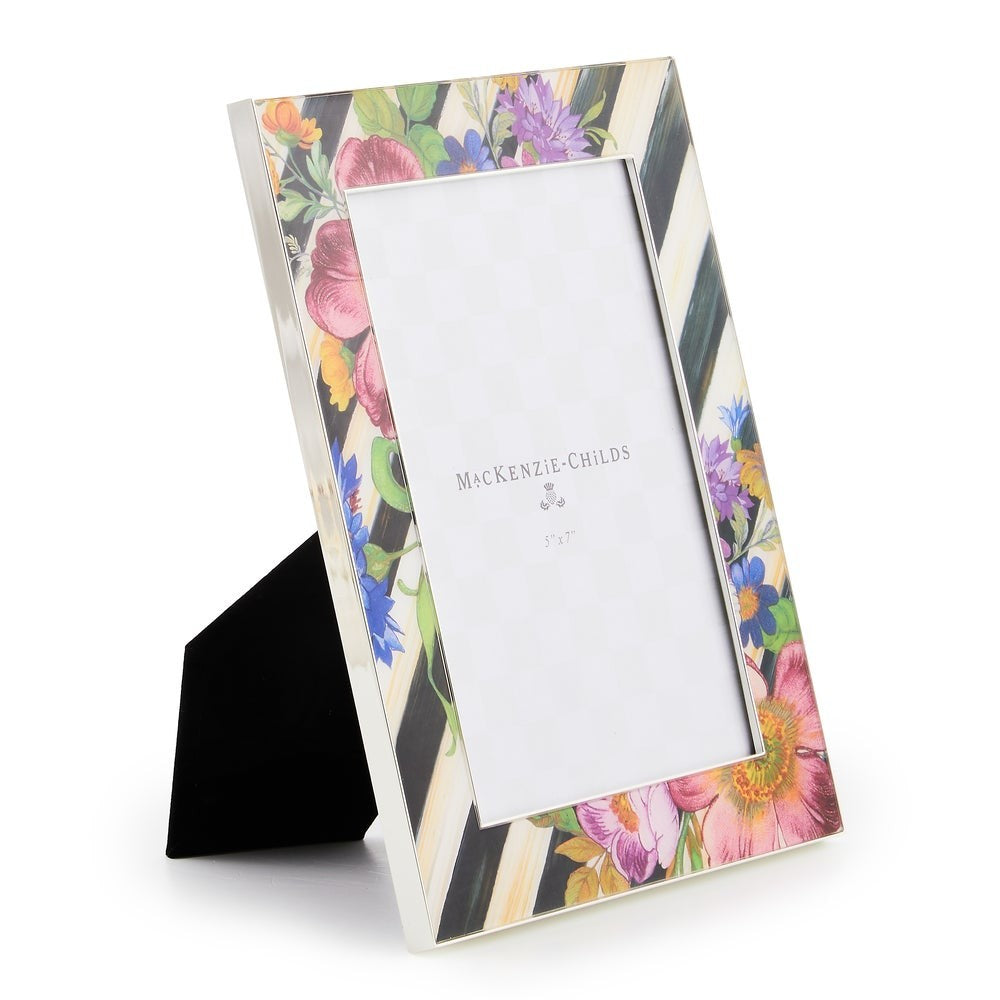 MACKENZIE-CHILDS Mackenzie-chilllds Floral Silver Plated Frame - Image 7