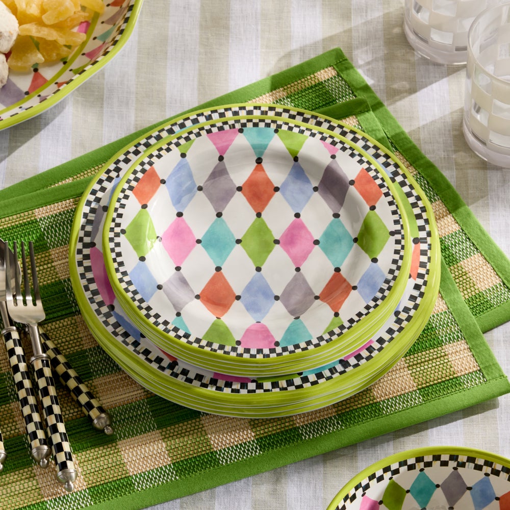 MACKENZIE-CHILDS Mackenzie-chilllds Palm Springs Melamine Dinnerware - Image 4