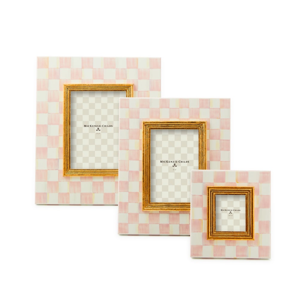 MACKENZIE-CHILDS Mackenzie-chilllds Rosy Check Frame - Image 7
