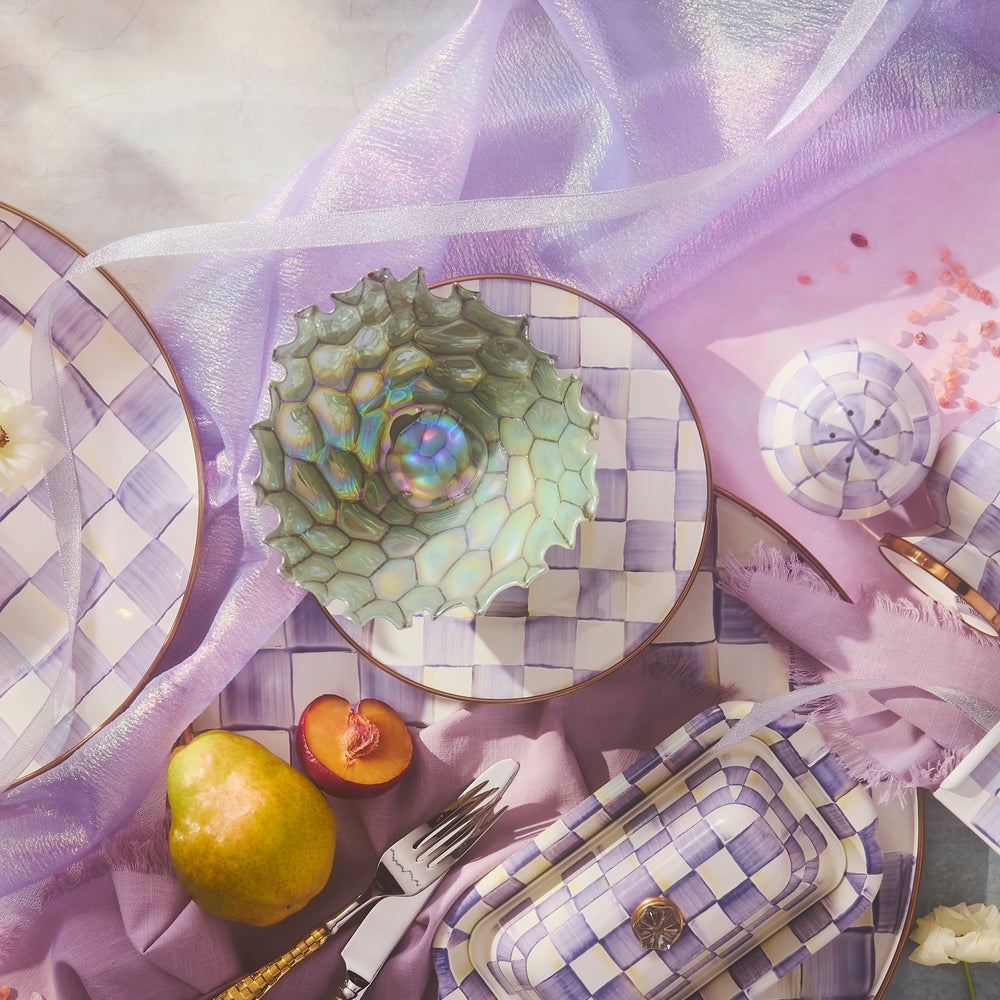 Mackenzie-chilllds Violet Check Dinnerware - Image 16