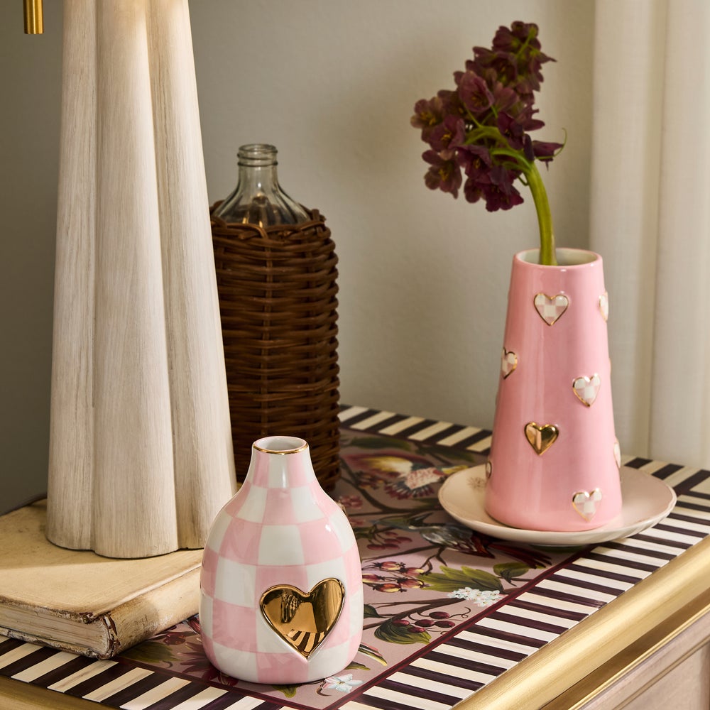 Check Heart Vase - Image 3