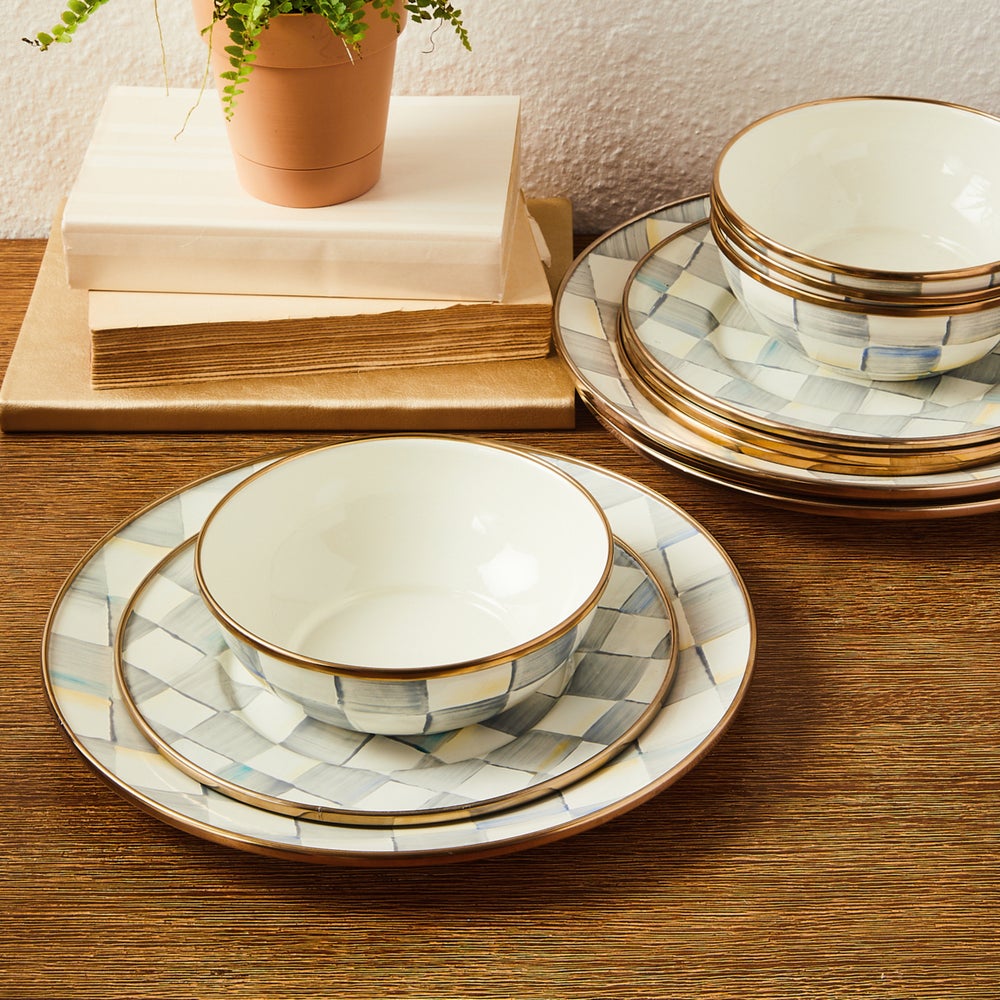 12pc Enamel Dinnerware Set - Image 3