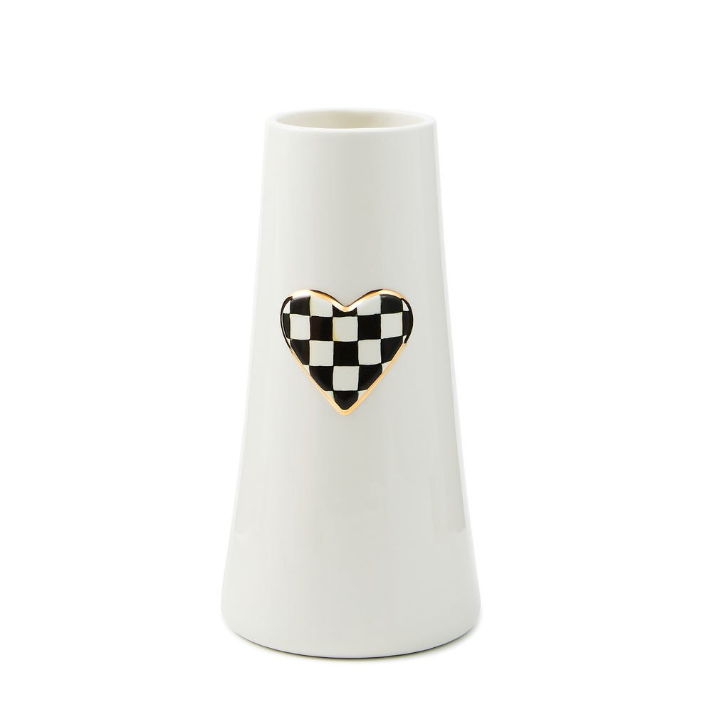 Check Heart Vase - Image 4