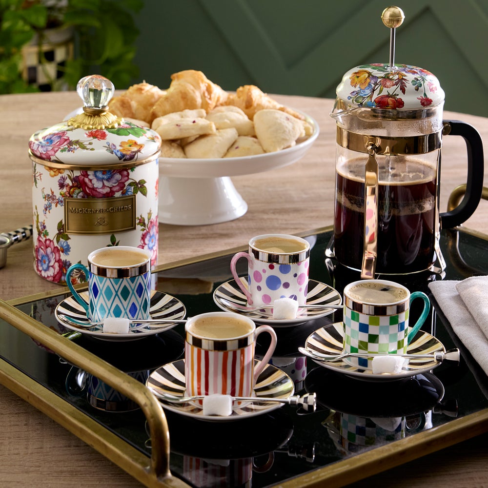 Mackenzie-chilllds Sweetheart Espresso Cup & Saucer, Set of 4 - Image 2