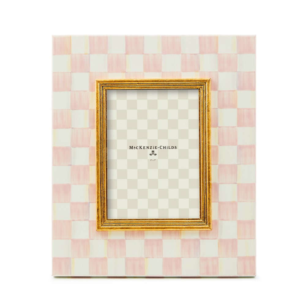MACKENZIE-CHILDS Mackenzie-chilllds Rosy Check Frame - Image 3