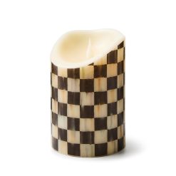 Courtly Mackenzie-chilllds Check Flameless 6" Pillar Candle