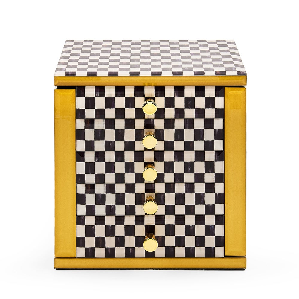 Courtly Check Jewelry Armoire