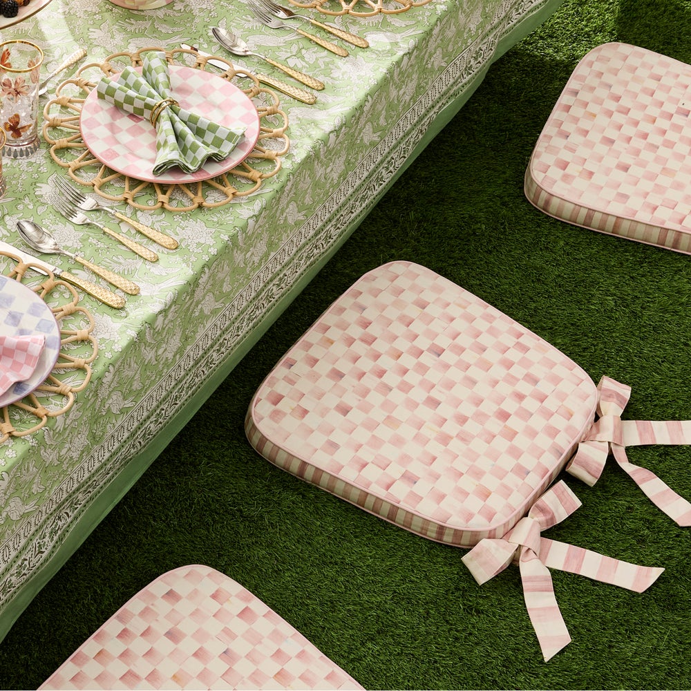 Check Chair Cushion - Image 3
