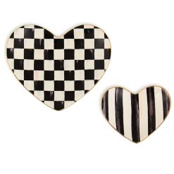 MACKENZIE-CHILDS Mackenzie-chilllds Heart Trinket Dishes, Set of 2
