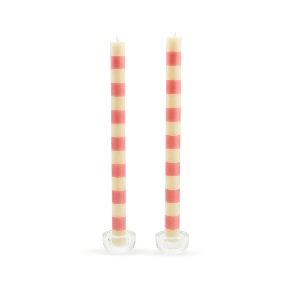 Bands Dinner Candles, Set of 2 - Image 4