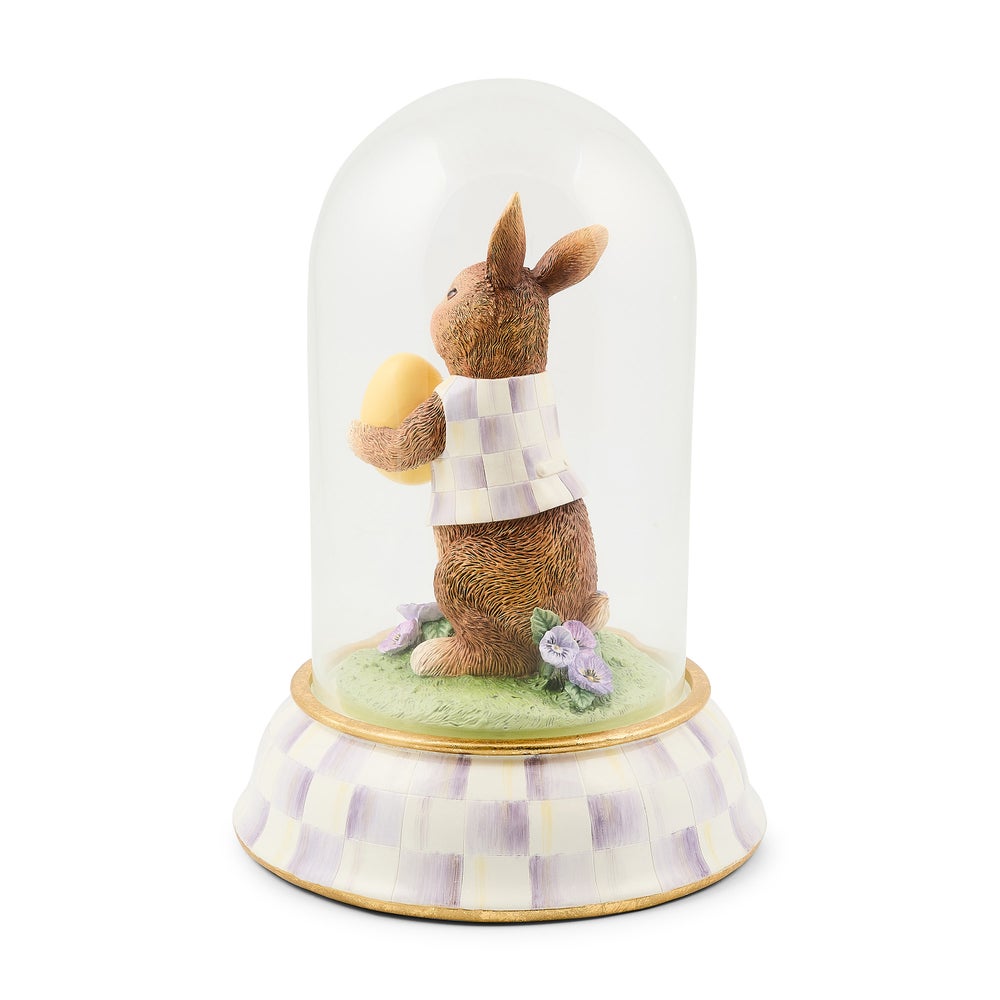 MACKENZIE-CHILDS Mackenzie-chilllds Pansy Party Bunny Cloche - Image 3