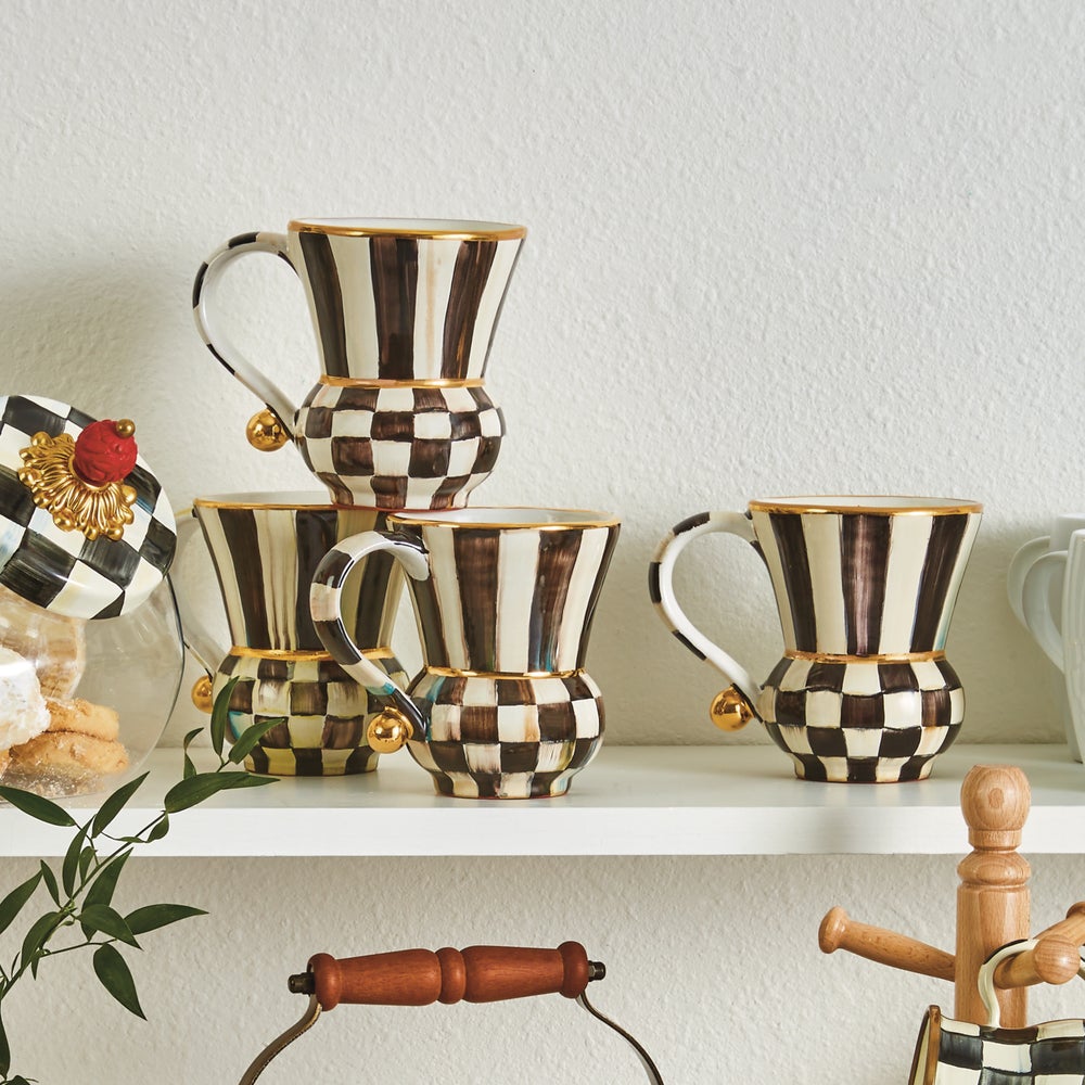 Check Ceramic Mug - Image 3