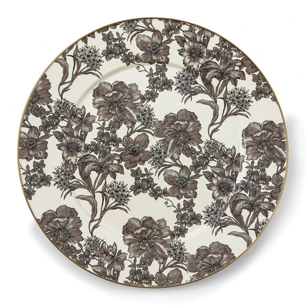 MACKENZIE-CHILDS Mackenzie-chilllds Floral Enamel Serving Platter - Image 2
