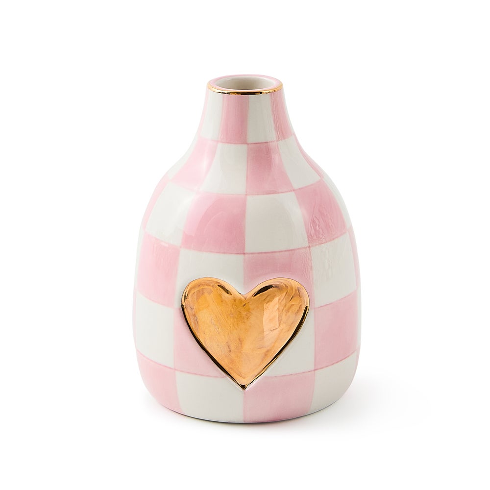 Check Heart Vase - Image 5