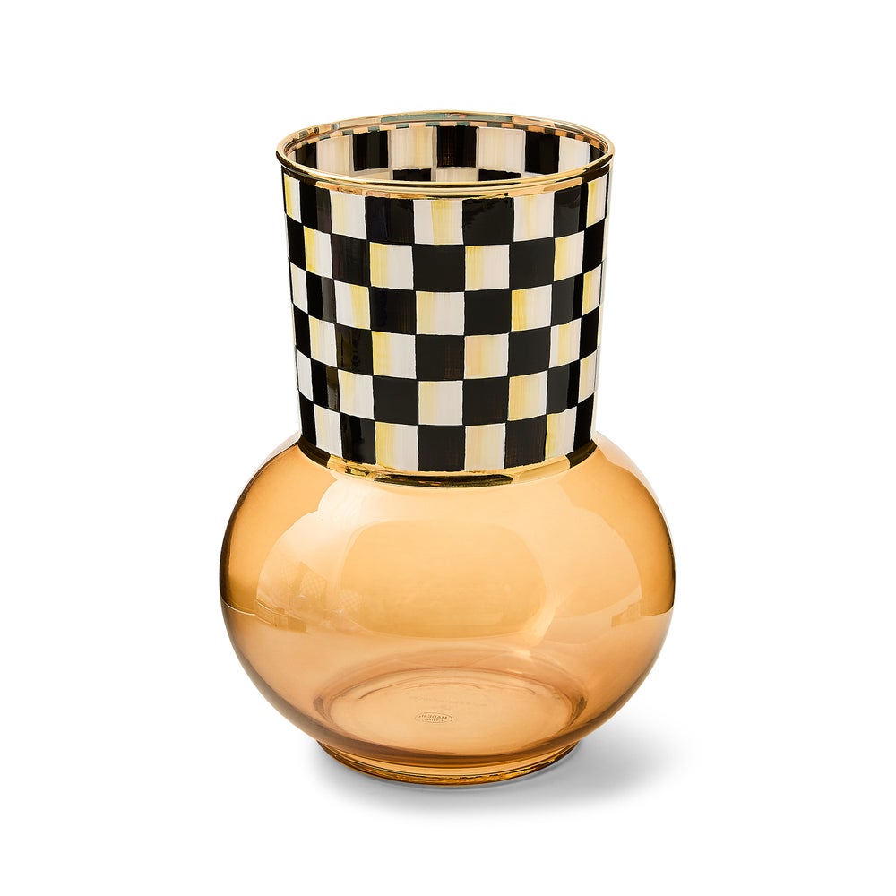 Check Glass Vase - Image 2