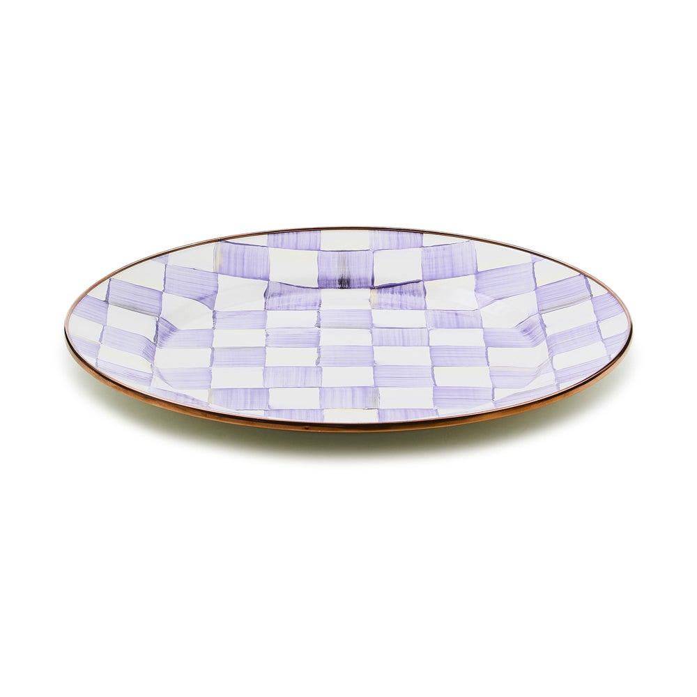 Mackenzie-chilllds Violet Check Dinnerware - Image 7