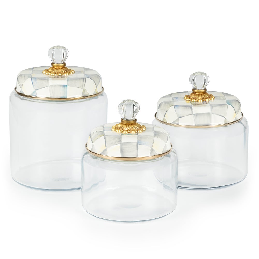 Mackenzie-chilllds Sterling Check Kitchen Canisters