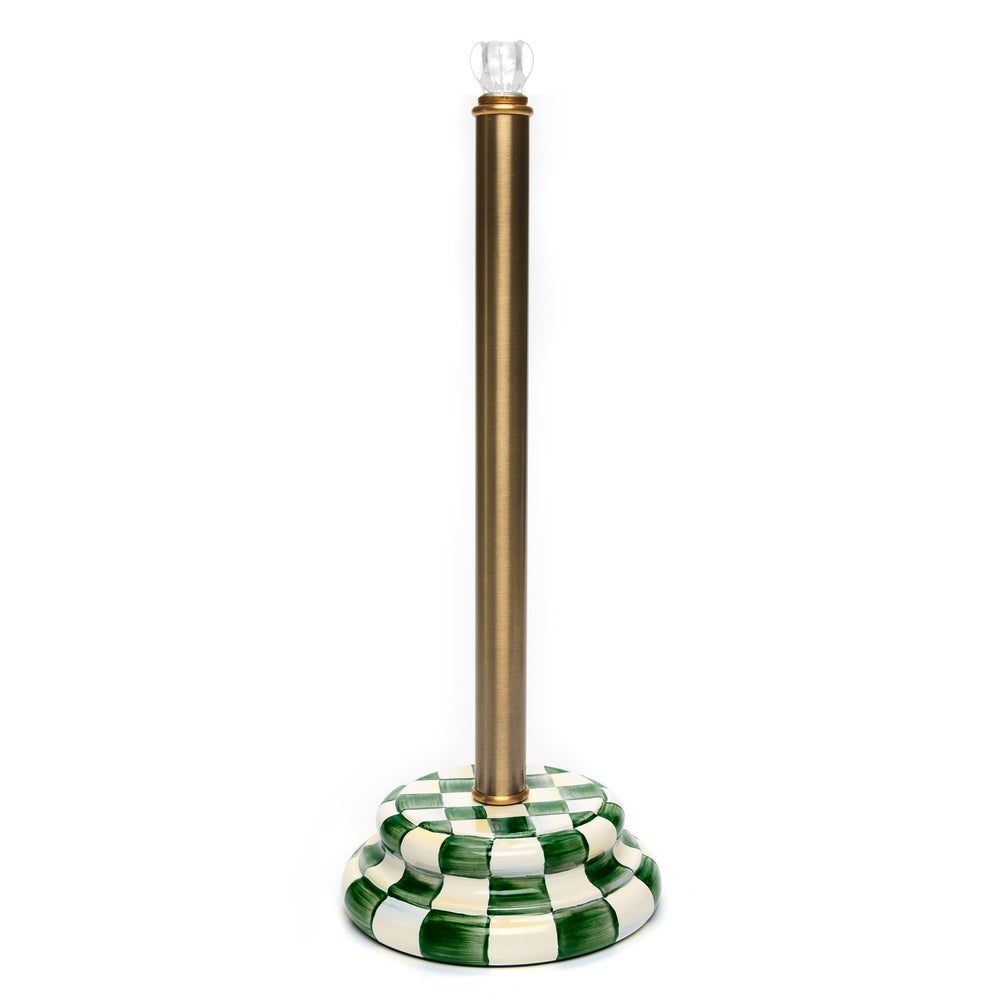 Emerald Check Enamel Bath Collection - Image 4