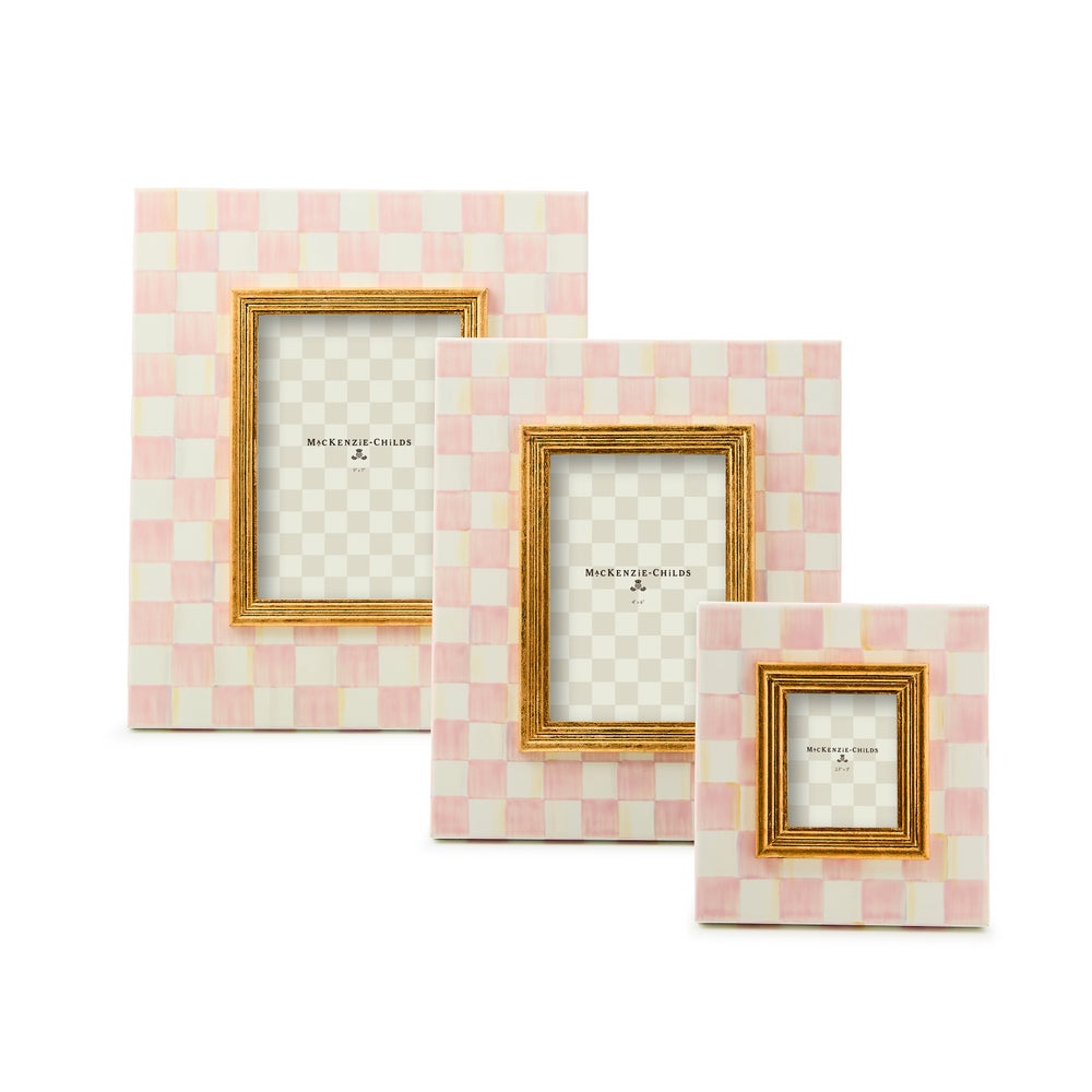 MACKENZIE-CHILDS Mackenzie-chilllds Rosy Check Frame - Image 9