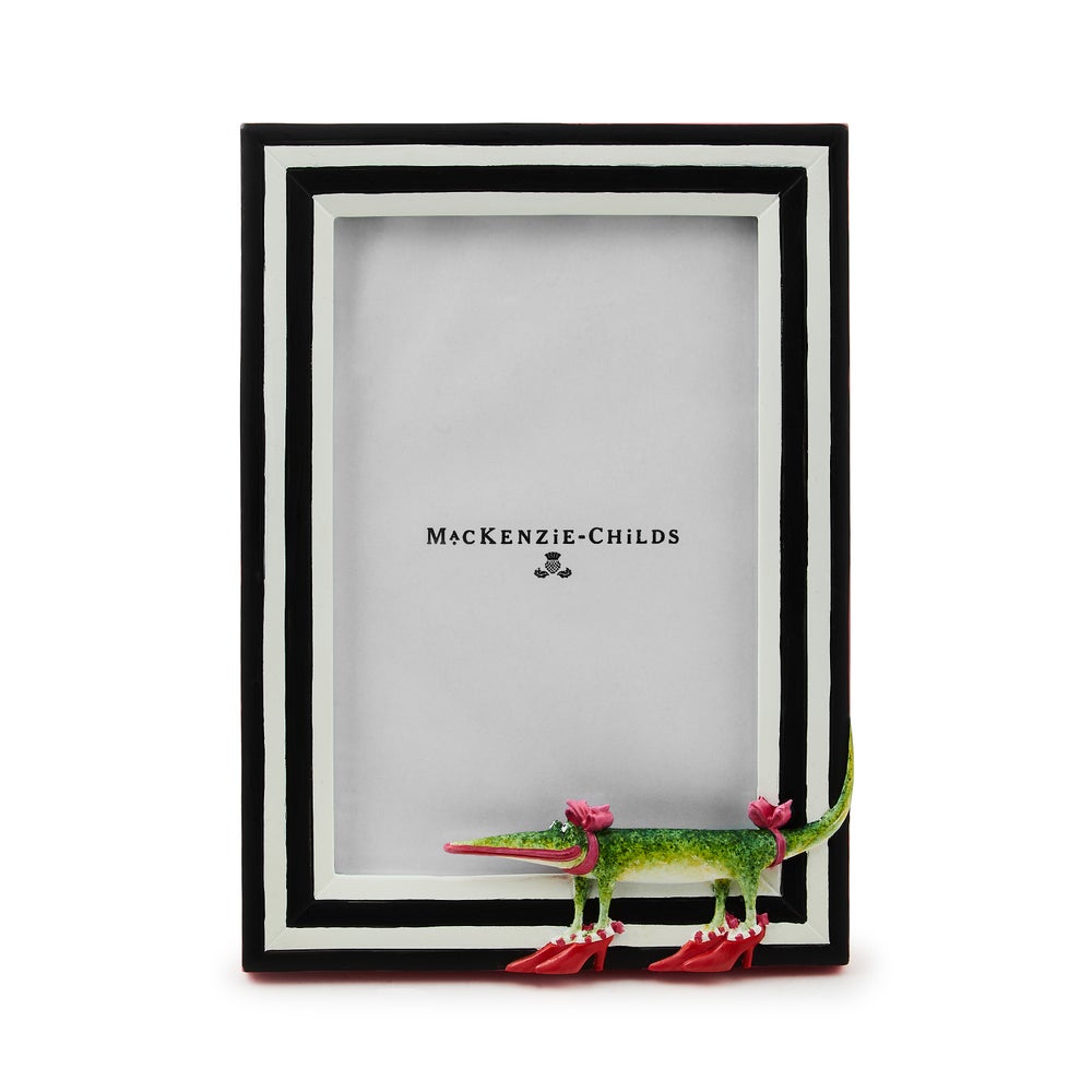 MACKENZIE-CHILDS Mackenzie-chilllds Patience Brewster Gloria Alligator 5" x7" Frame