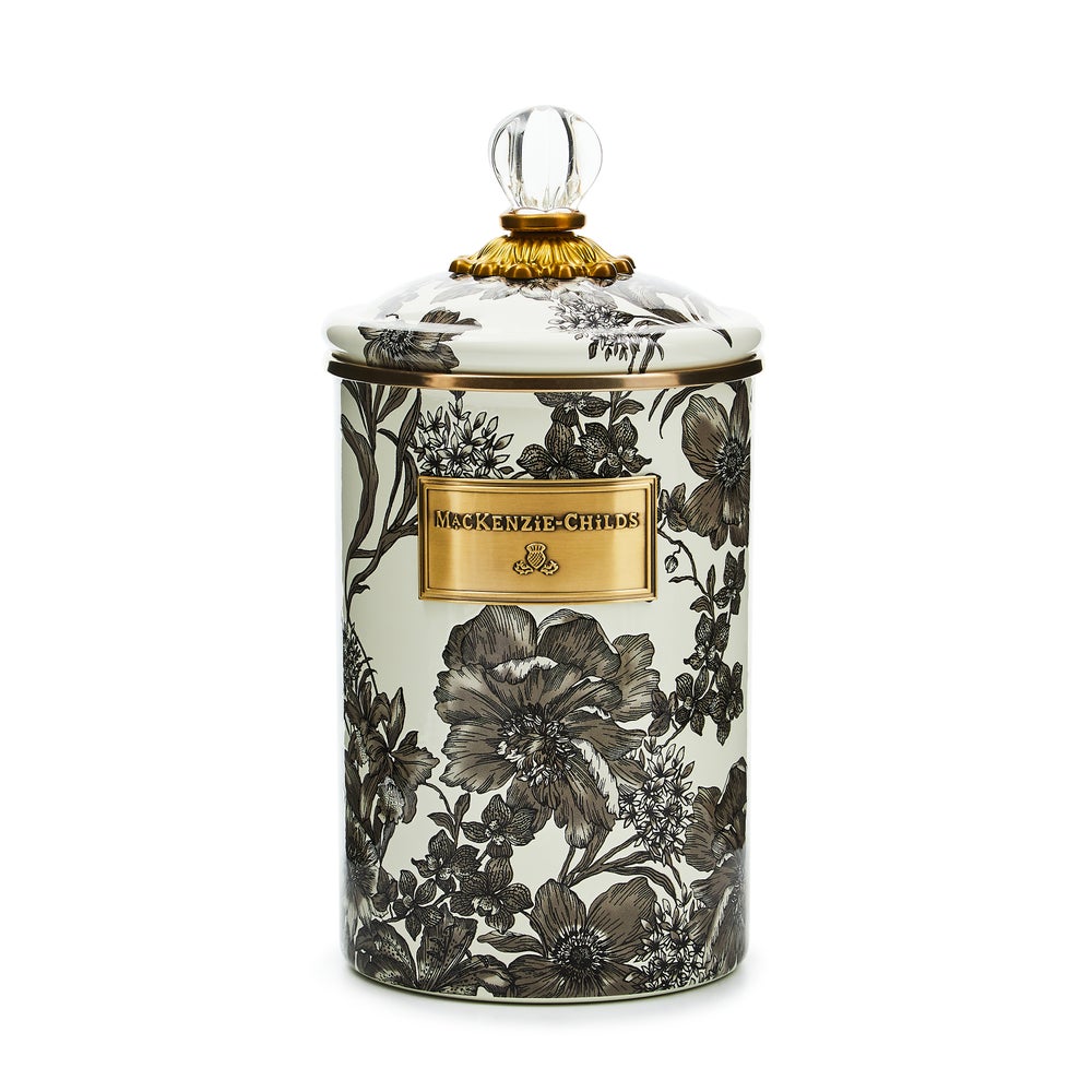 Mackenzie-chilllds Sterling English Garden Enamel Canisters - Image 2