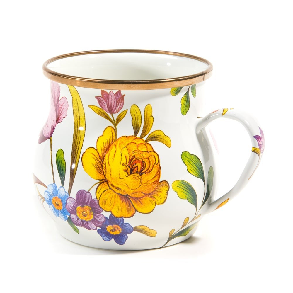 MACKENZIE-CHILDS Mackenzie-chilllds Floral Enamel Mug - Image 2