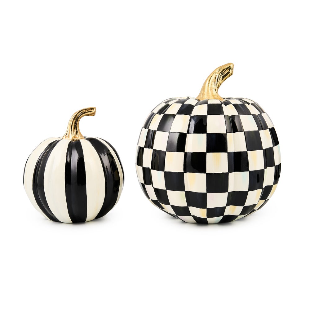 Classic Stripe & Check Pumpkin Set - Image 4