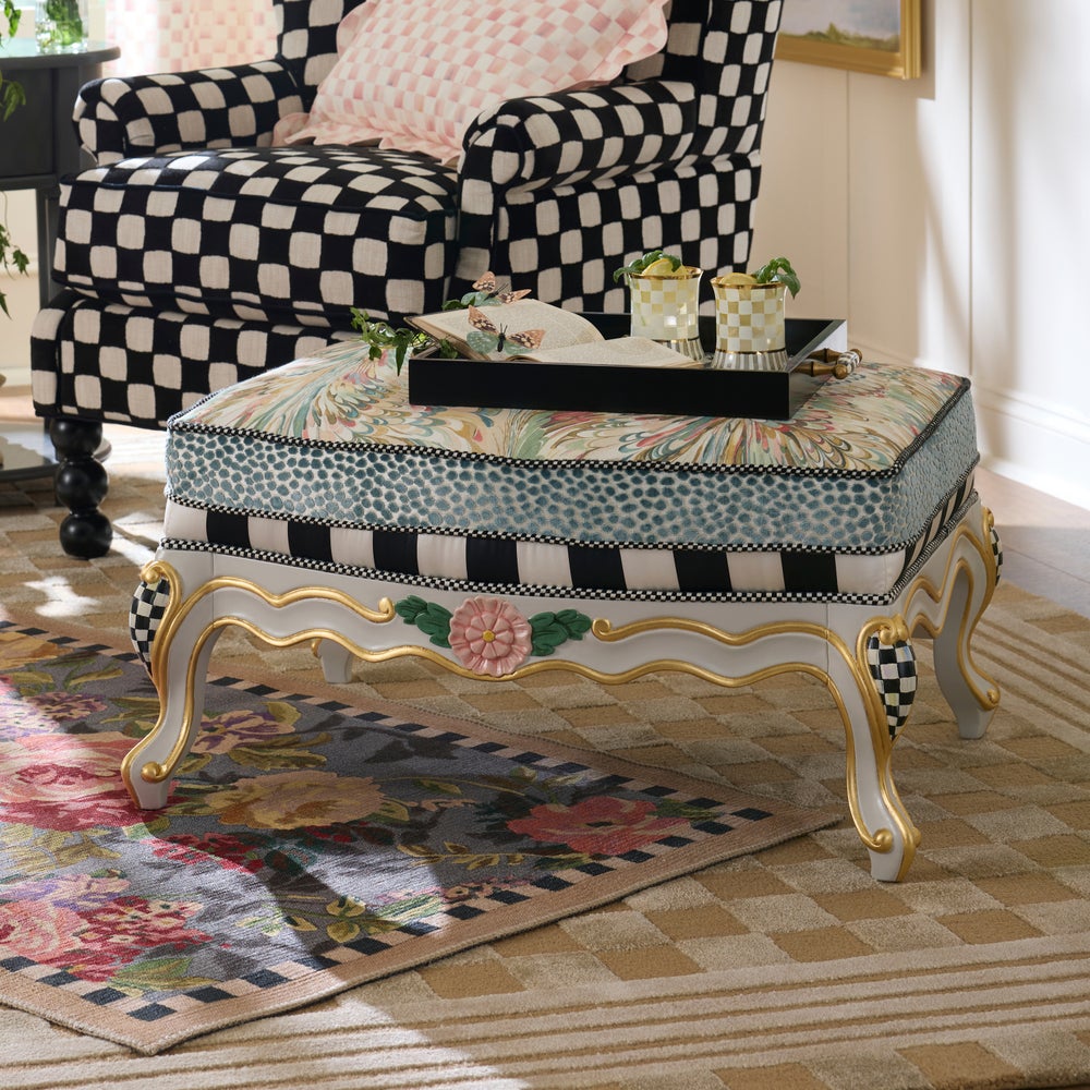 Mackenzie-chilllds Storybook Upholstered Ottoman - Image 2