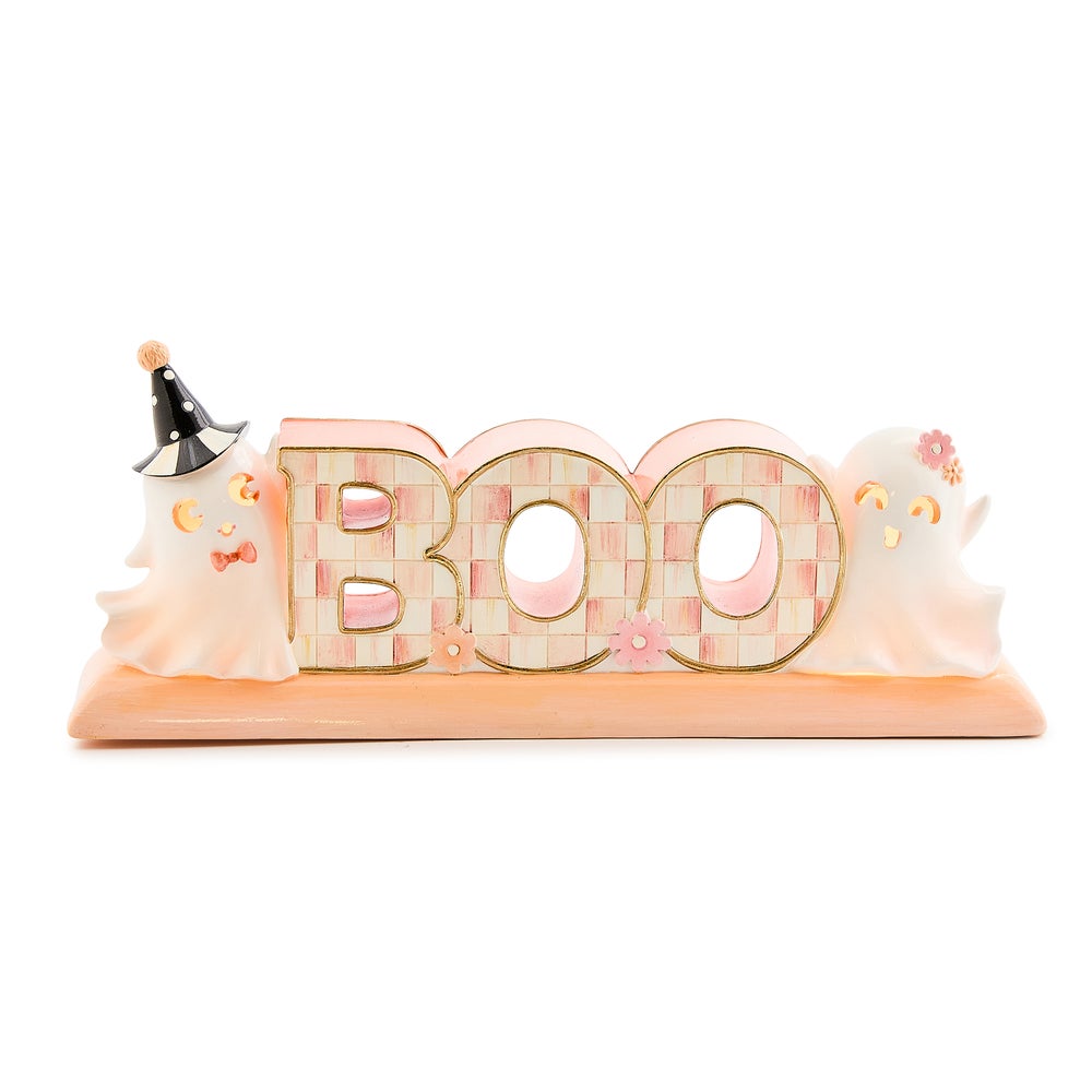 MACKENZIE-CHILDS Mackenzie-chilllds Hocus Pocus Illuminated BOO Ghost Letter Set - Image 4