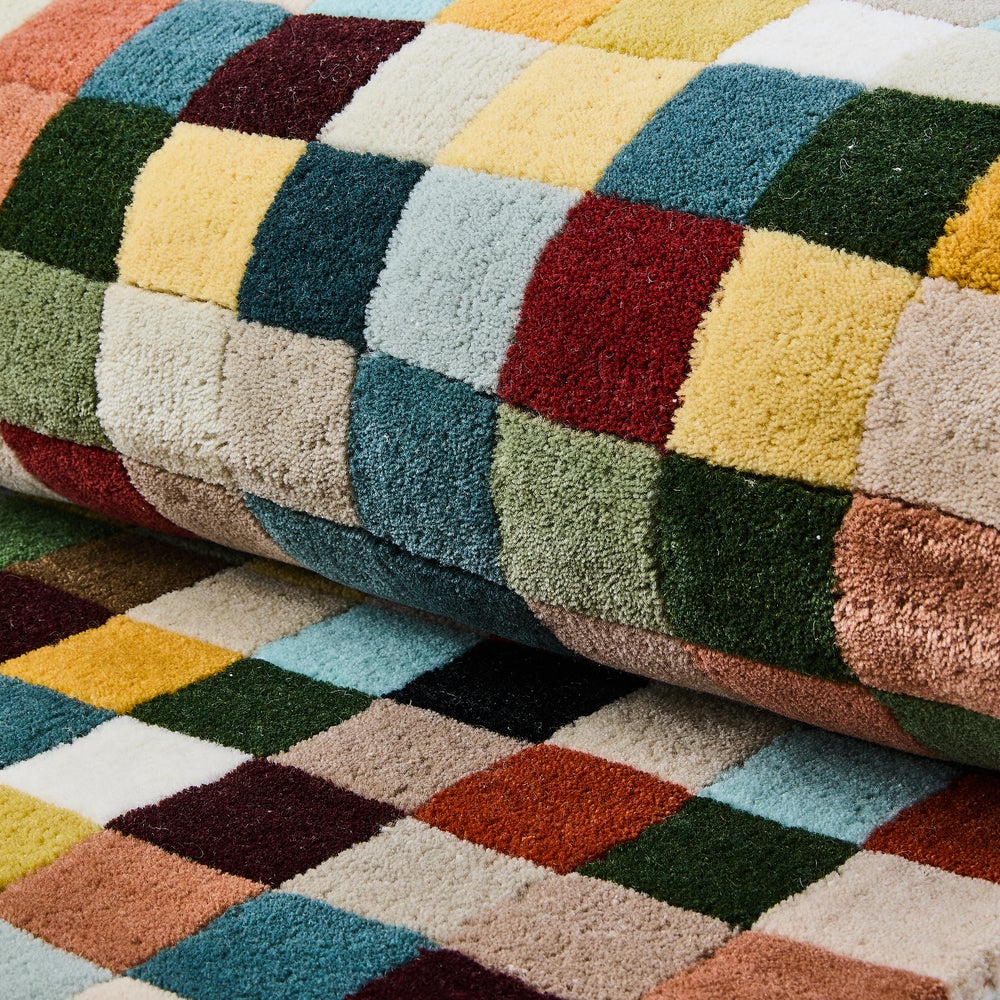 MACKENZIE-CHILDS Mackenzie-chilllds Multicolor Checkerboard Rug - Image 8