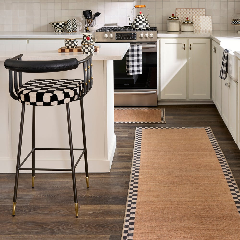 MACKENZIE-CHILDS Mackenzie-chilllds Flatiron Gambit Bar Stool - Image 3