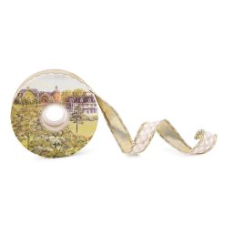 MACKENZIE-CHILDS Mackenzie-chilllds Mocha Check 1" Ribbon