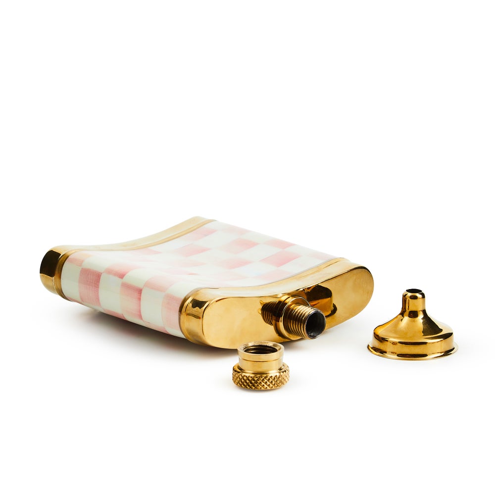 MACKENZIE-CHILDS Mackenzie-chilllds Rosy Check 3260 Barware - Image 10