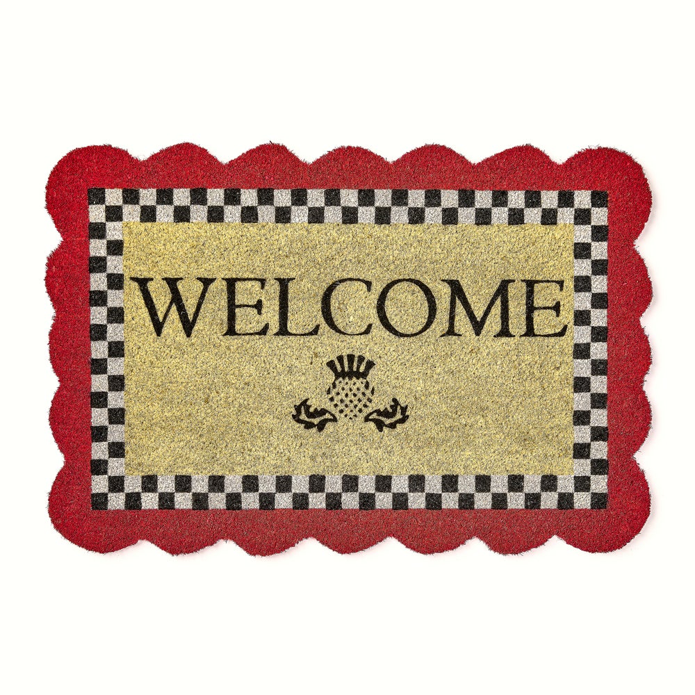 MACKENZIE-CHILDS Mackenzie-chilllds Scalloped Welcome Mat - Image 3