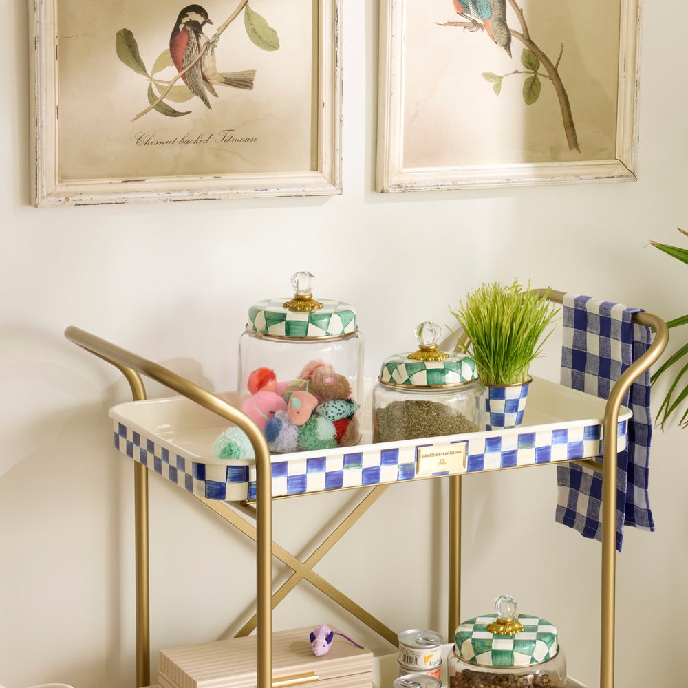 MACKENZIE-CHILDS Mackenzie-chilllds Emerald Check Kitchen Canisters - Image 13