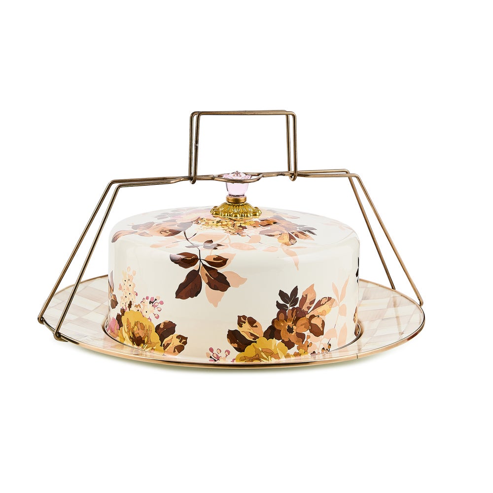 MACKENZIE-CHILDS Mackenzie-chilllds Enamel Cake Carrier - Image 9