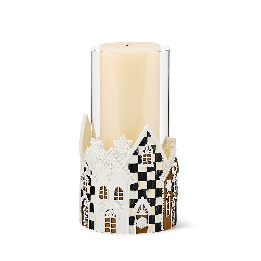MACKENZIE-CHILDS Mackenzie-chilllds Gingerbread Village Pillar Candle Holder - Image 3
