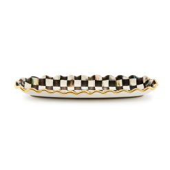 Alternative view of Courtly Check Ceramic Hors d'Oeuvre Tray