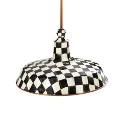 Courtly Check 18" Barn Pendant Lamp
