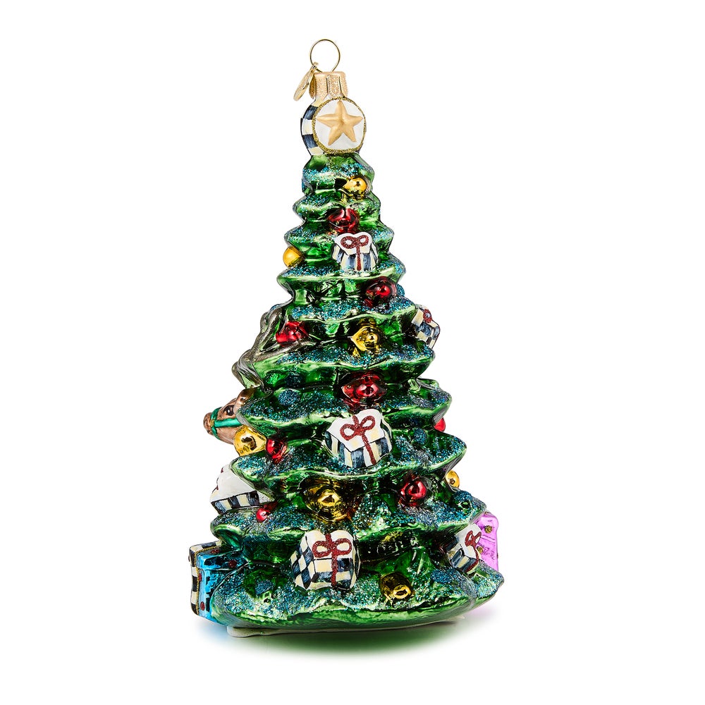 MACKENZIE-CHILDS Mackenzie-chilllds Holiday Forest Tree Glass Ornament - Image 2