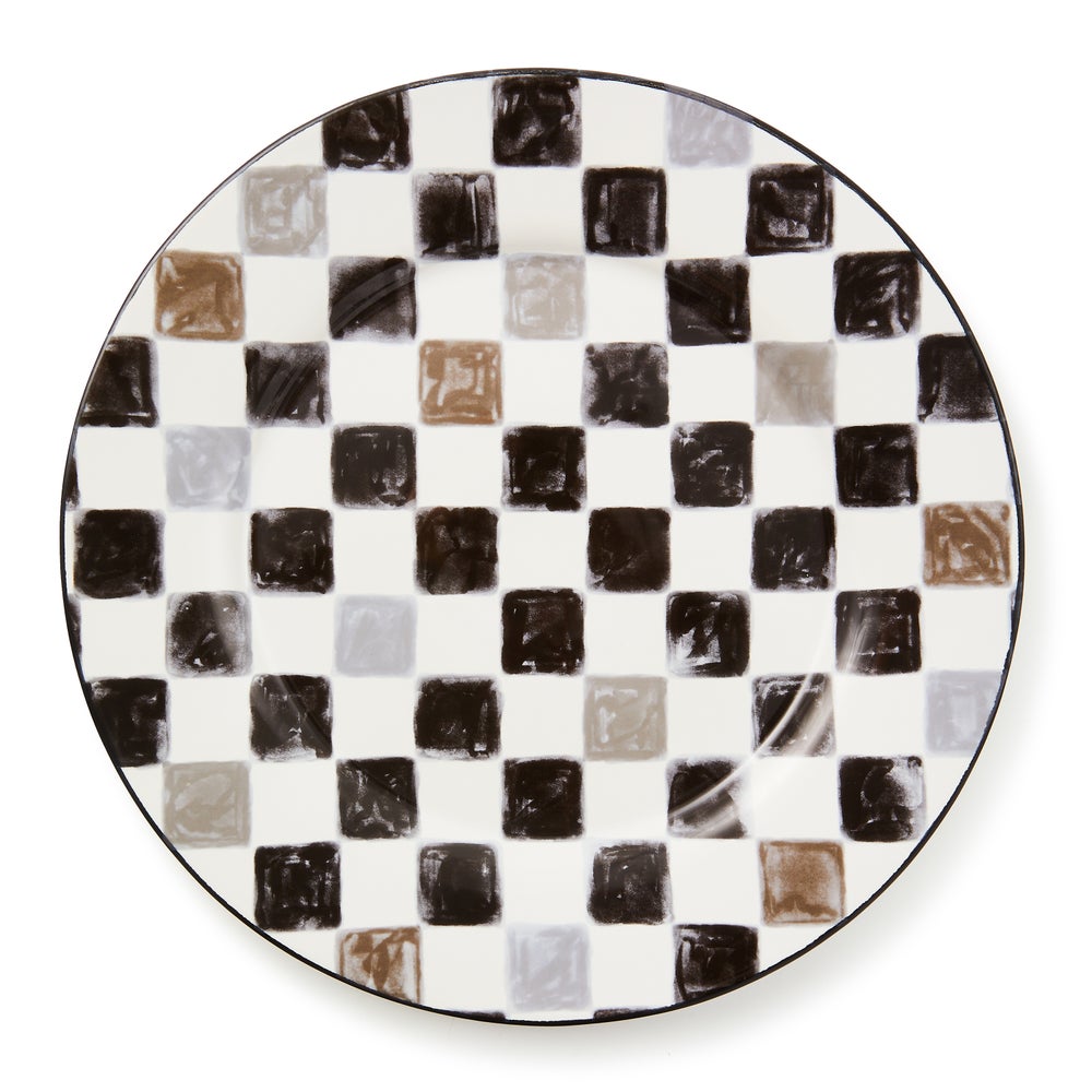 Check Round Platter - Image 2