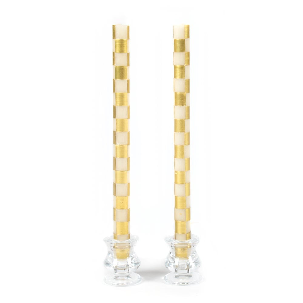 Check Dinner Candles, Set of 2 - Image 4