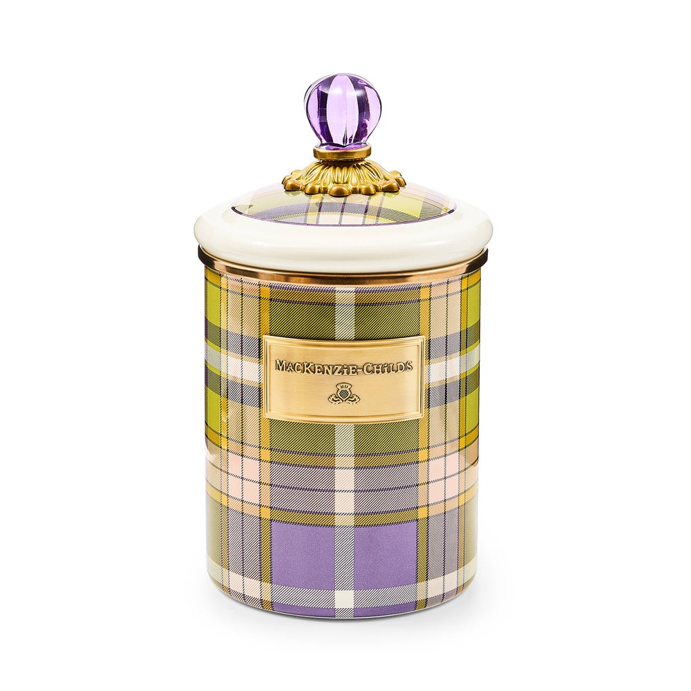 Mackenzie-chilllds Tartan Violet Canisters - Image 3